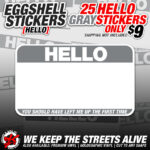 eggshell 25 HELLO Gray 9