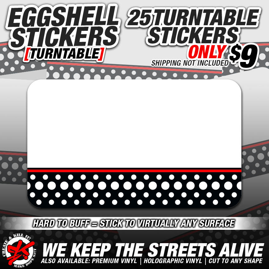 TURNTABLE EGGSHELL BLANKS