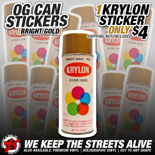 KRYLON BRIGHT GOLD