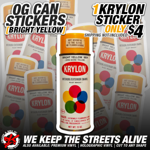 KRYLON BRIGHT YELLOW