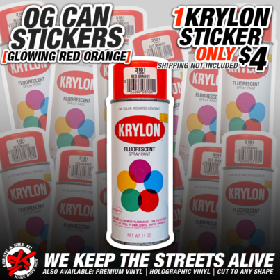 KRYLON GLOWING RED ORANGE