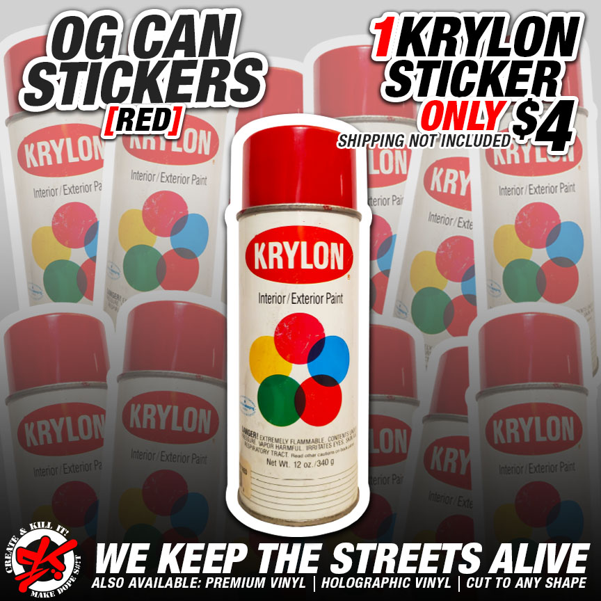 KRYLON OG SPRAY CAN RED