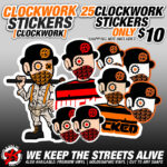 CLOCKWORK STICKER PACK