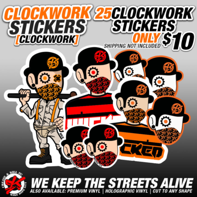 CLOCKWORK STICKER PACK
