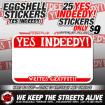 eggshell 25 YES INDEEDY RED 9