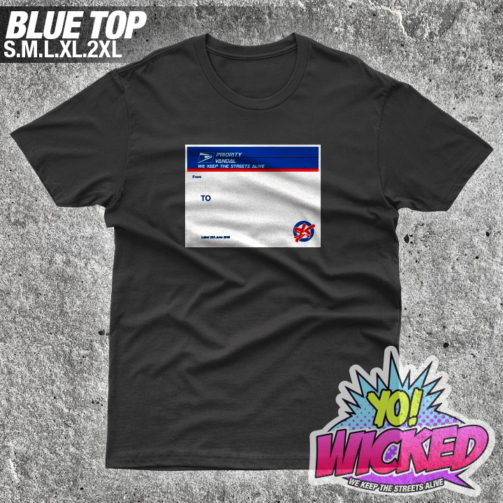 Blue Top Tee Yo Wicked