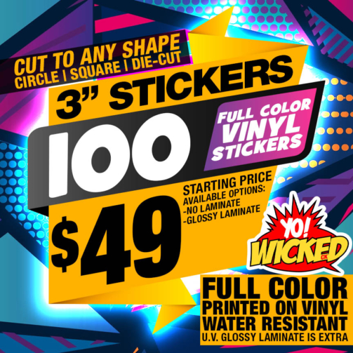 Sticker Promo 3in 100 v0 yo