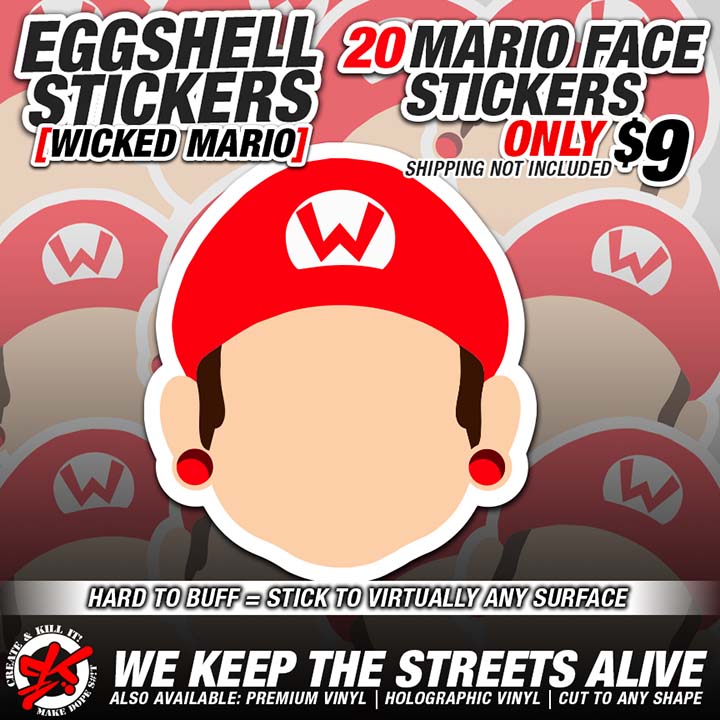WICKED MARIO EGGSHELL BLANKS