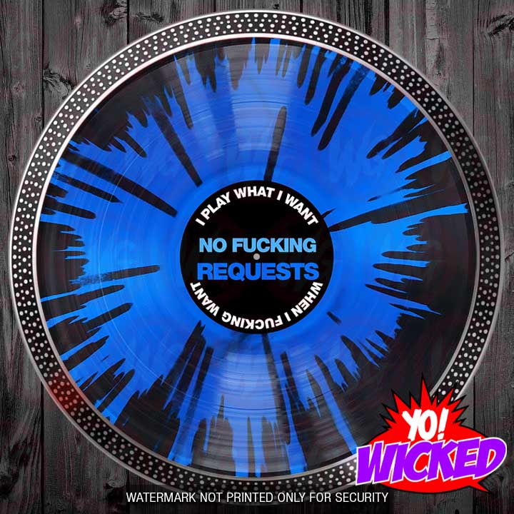 NFR BLUE TURNTABLE SLIPMATS - pair
