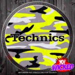 technics camo dj turntable slipmat