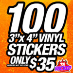 100 3x4 for 35 promo