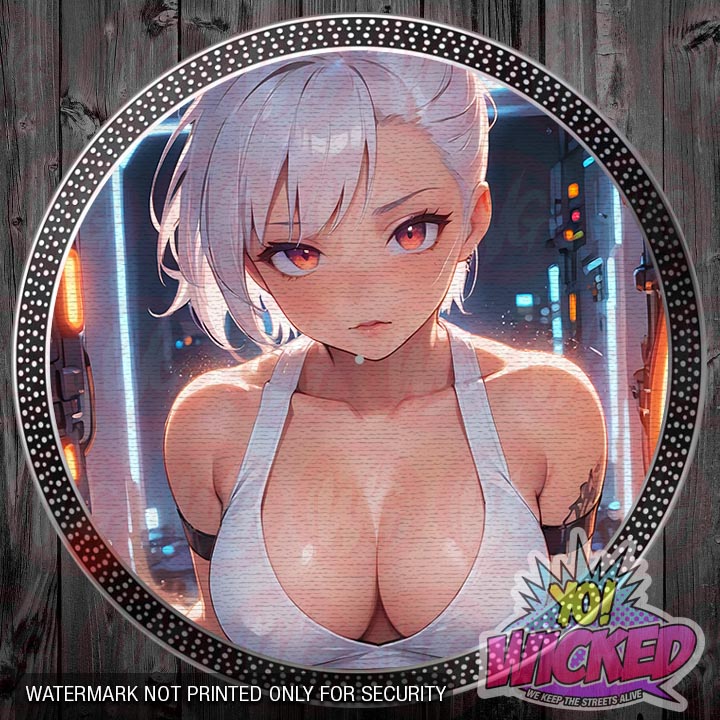 MATURE ANIME SEXY GIRL v1 TURNTABLE SLIPMAT - Image 2