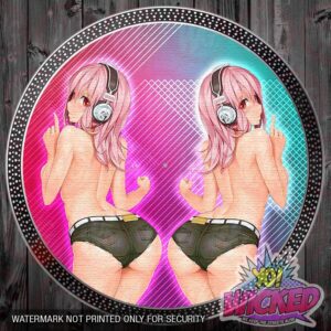 MATURE ANIME HEADPHONE GIRLS v2 TURNTABLE SLIPMAT