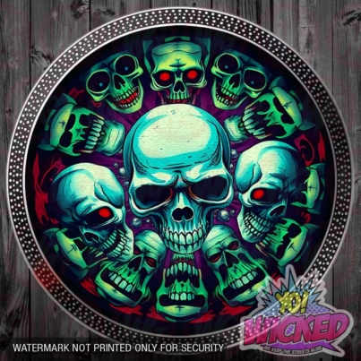 Perspective Skulls slipmat mockup