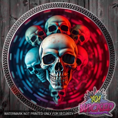 Perspective Skulls v2 slipmat mockup