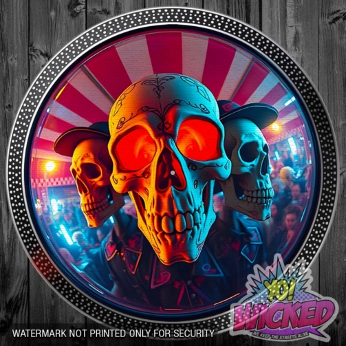 horror skulls v3 slipmat