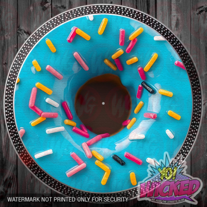 Donut Blue Frosting slipmat mockup
