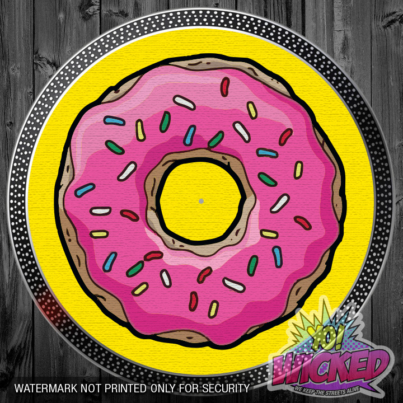 Donut Yellow slipmat mockup