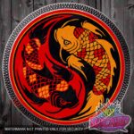 Koi Fish slipmat mockup
