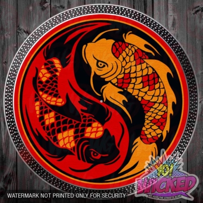 Koi Fish slipmat mockup